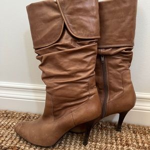 Vintage Brown/Tan Leather Boots